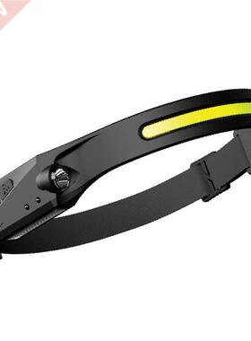 New Headlamp COB LED Headlights USB Rechargeable Super Brigh