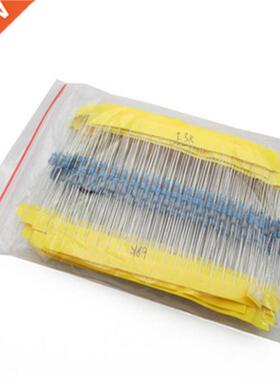 600pcs 1/4W 1% 20PCS 30Values Metal Film Resistor Assortment
