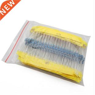 600pcs 1/4W 1% 20PCS 30Values Metal Film Resistor Assortment