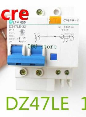 DZ47LE 2P 10A 230V~ 50HZ/60HZ Residual current Circuit break