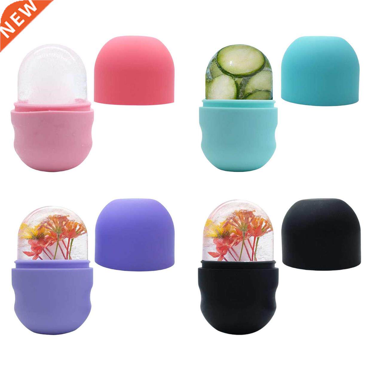 2 Piecss Silicone Ice Massage Cups Reusable Icing Cooling Co