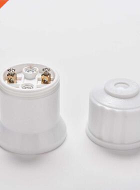 E27 Bases Bulb Socket Base Holder Socket Holder White Ediso