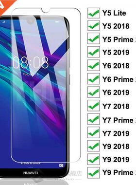 9H Tempered Glass Huawei Y7 Y6 Y5 Prime 2018 2019 Y5 Lite P