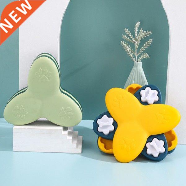 Dog Puzzle Toys Turntable Slow Feeder Bone Interactive Food