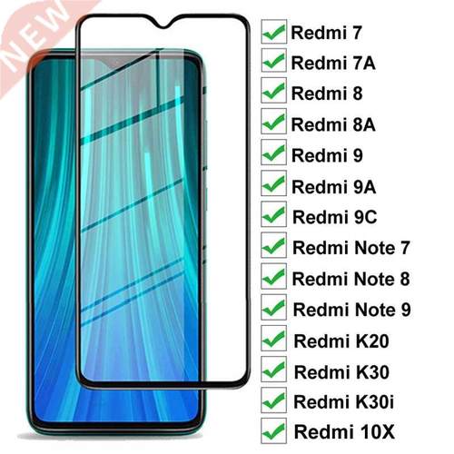 9D Protection Glass For Xiaomi Redmi 9A 9C 7A 8A 10X K20 K0