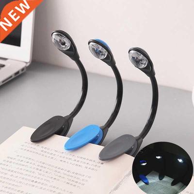 1PC New Portable LED Book Light Travel Bedroom Clip-On Flexi
