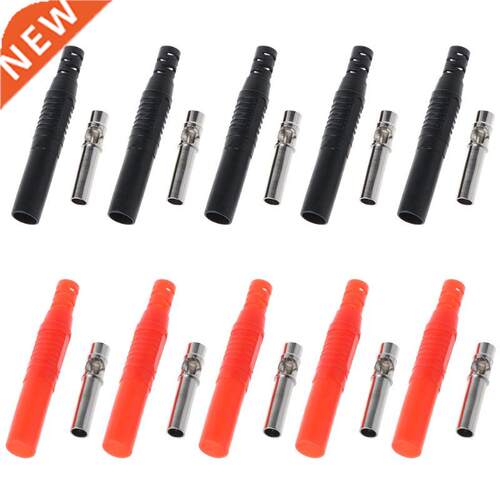 10Pcs Brass Insulated Shrouded Safety 4MM Banana Female Jack