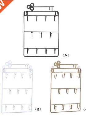 Modern Style Iron Metal Hook Wall Mounted 11 Hangers Hooks