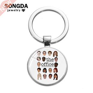 The Office TV Show Keychain Cartoon Fun Dwight Schrute Beet