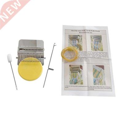 Small Wooden Loom Kit Portable 14 Hooks Handmade Knitting Ma