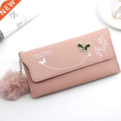 Long Women's Wallet Female Purses Tassel Card Holder Wallets