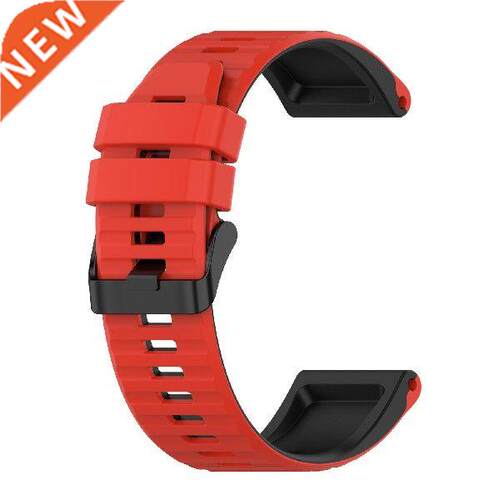 Soft Silicone 22mm Quick Release Watchband Wriststrap For