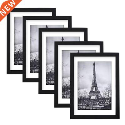 5 Pieces Picture Frame Set Displays 5x7 6x8 8x10 Pictures