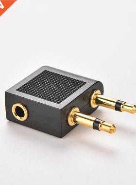 3.5mm Stereo AUX Jack 2 Male to 1 Female F Splitter Headphon