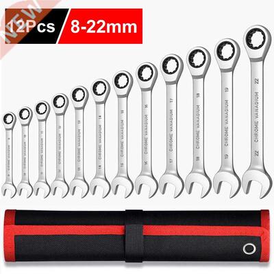 Ratcheting Wrench Set,Multifuctional Combination Ended Spann