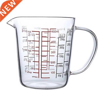 500Ml Glass Measuring Cup Milk Jug Heat Resistant Glass Cup