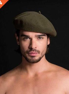 2018 Dualuse Painter Hats 100% wool beret winter men'