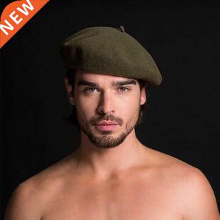 2018 Dualuse Painter Hats 100% wool beret winter men'