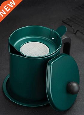 Kitchen Oiler Oil Storage Tank Household Oil Draining Pot