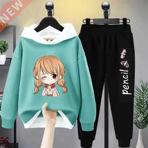Girl Casual Set 2Pcs Set Spring Autumn Toddler Girls Cartoon