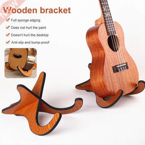 2020 Portable Ukulele Wooden Foldable Holder Stand
