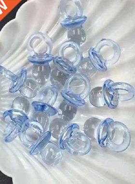 2022 New 50Pcs/set Clear Acrylic Mini Pacifiers Baby Shower