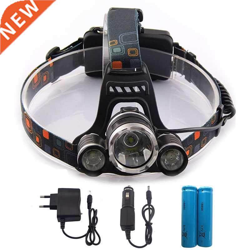 XM-L XML T6 LED Headlight 5000Lm Rechargeable LED Headlamp