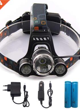 XM-L XML T6 LED Headlight 5000Lm Rechargeable LED Headlamp