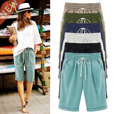 Women Summer clothes plus size fat big Shorts Short pants