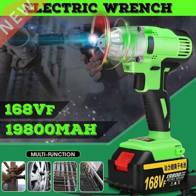 168VF 19800mAh Brushless Electric Cordless Impact Wrench 0