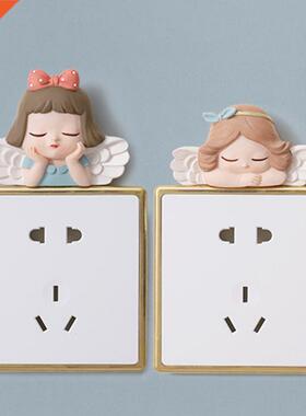 Realistic Light Switch Sticker High Stickiness Resin Cartoon