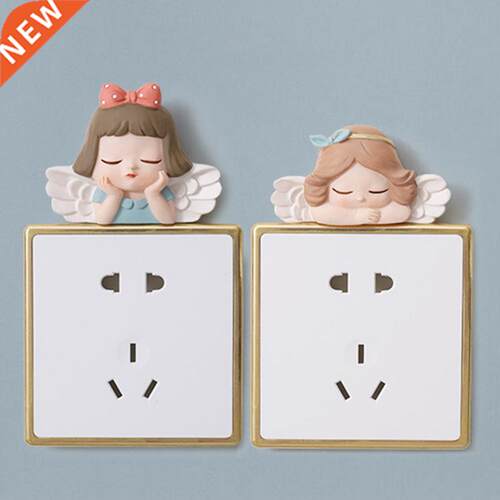 Realistic Light Switch Sticker High Stickiness Resin Cartoon