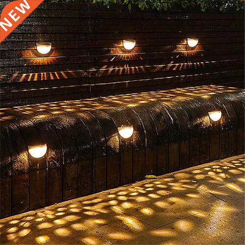 4PCS LED Solar Light Outdoor Garden Decoration Deck Light Wa
