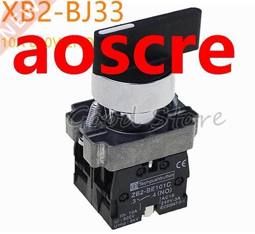 XB2-BJ ON-OFF-ON -Position 20A 600V Latching Rotary S