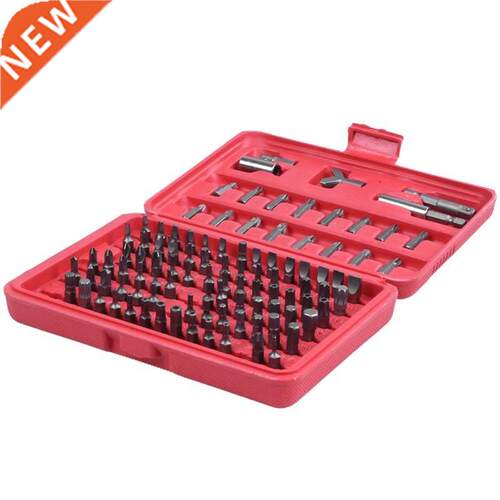 100pc Security Bit Set Torx Str Tmper Screws Hex Key Phill