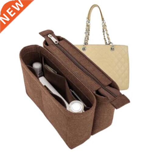 For GST Tote Felt Cloth nsert Bag Organzer Makeup Handbag