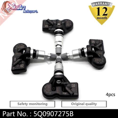 XAN Tire Pressure Monitoring System Sensor TPMS 5Q0907275B