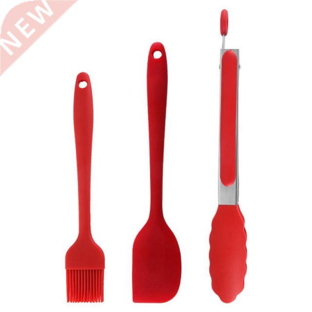 PCS/ Set Silicone Oil Brush BBQ Tongs Basting Cake Cream Sc