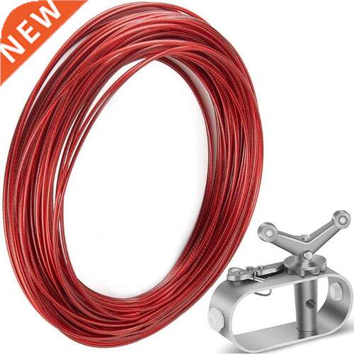 1 Set Winter Swimming Pool Cover Cable and Winch Kit 100ft P