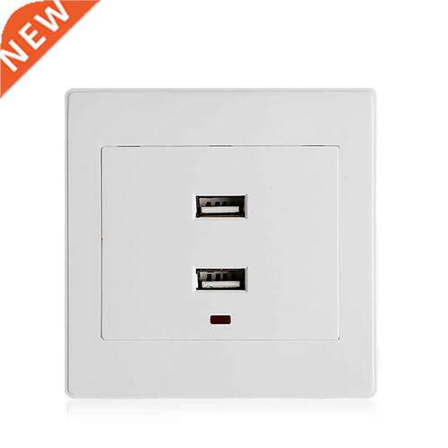 Dual USB Wall Socket Charger AC/DC Power Adapter Plug Outlet