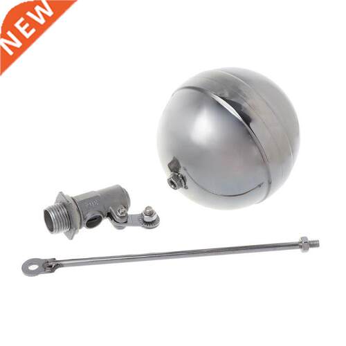 DN15 Male Thread Water Tank Ball Stainless Steel Flow Contro