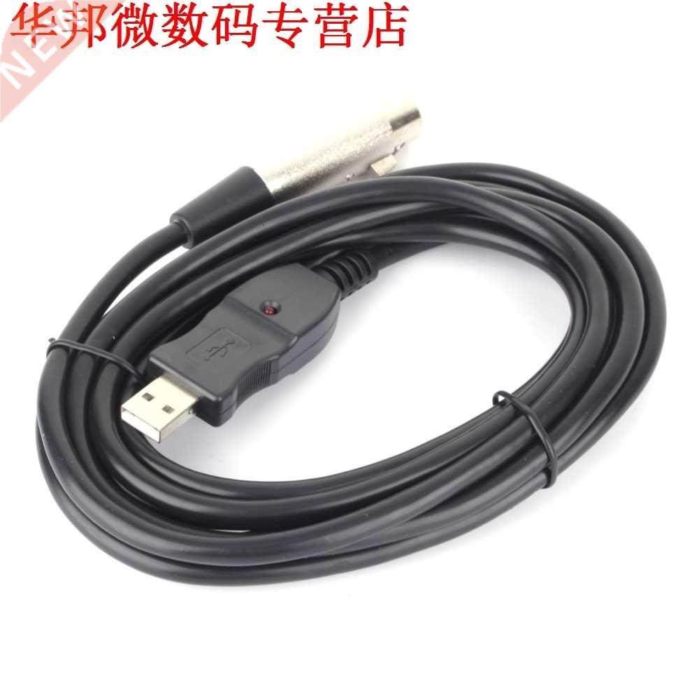 00CM Micro Cable 9FT Long USB Male to XLR Female MicroUSB M