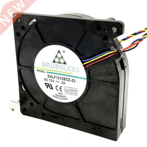1202 12V 2.0A Large Air Volume High Speed 4 Pin Industrial