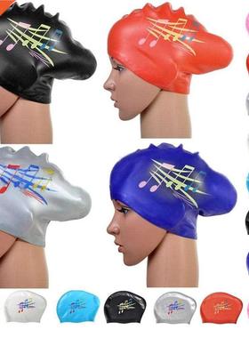 Long har Swmmng Cap for Women Extra Large Rubber Slcone