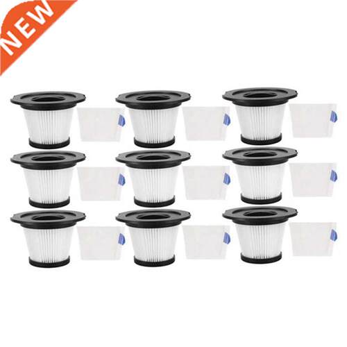 9Pcs Replacement HEPA Filter Compatible for MOOSOO K17 Cordl