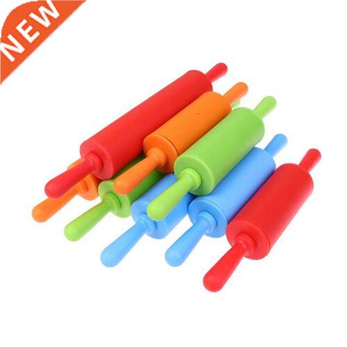 Plastic Handle Pastry Baking Tools Dough Silicone Rolling Pi