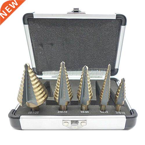 5pcs Hss Cobalt Multiple Hole 50 Sizes Set W/ Case Sae Hole