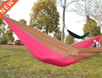 400KG thicken parachute fabric camping hammock portable