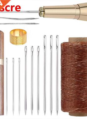 Leather Hand Sewing Set Sewing Needle Awl Leather Craft Too