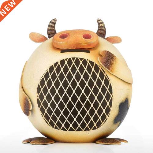 Tooarts Milk piggy bank Cow Coin Bank Animal Piggy Bank